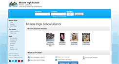 Desktop Screenshot of mclanehighschool.org